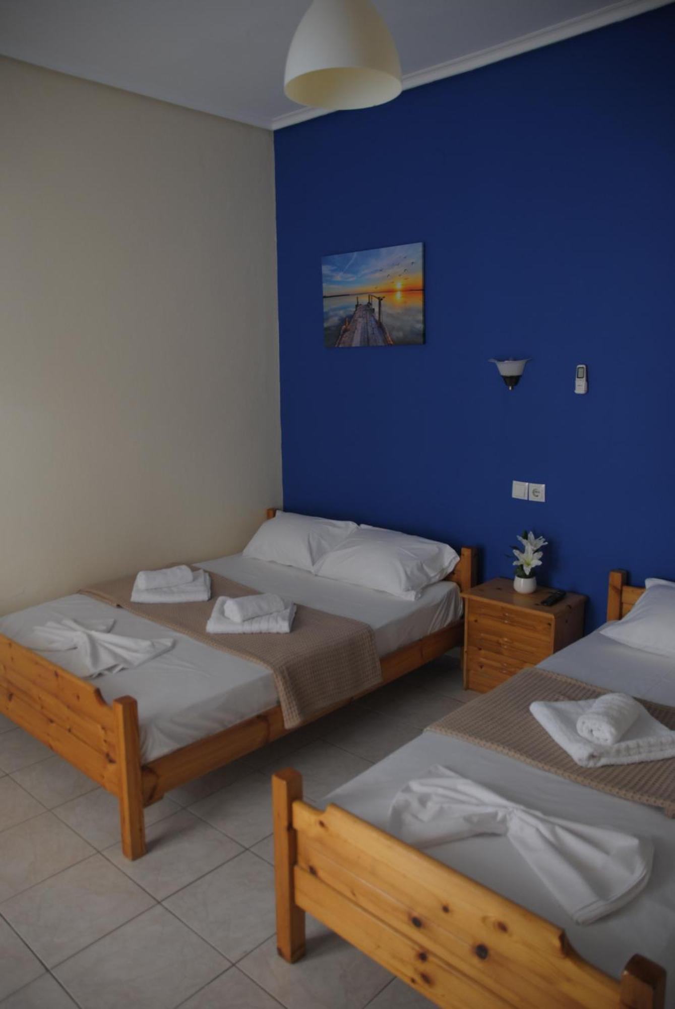 Light Blue Paralia Apartments Exterior photo