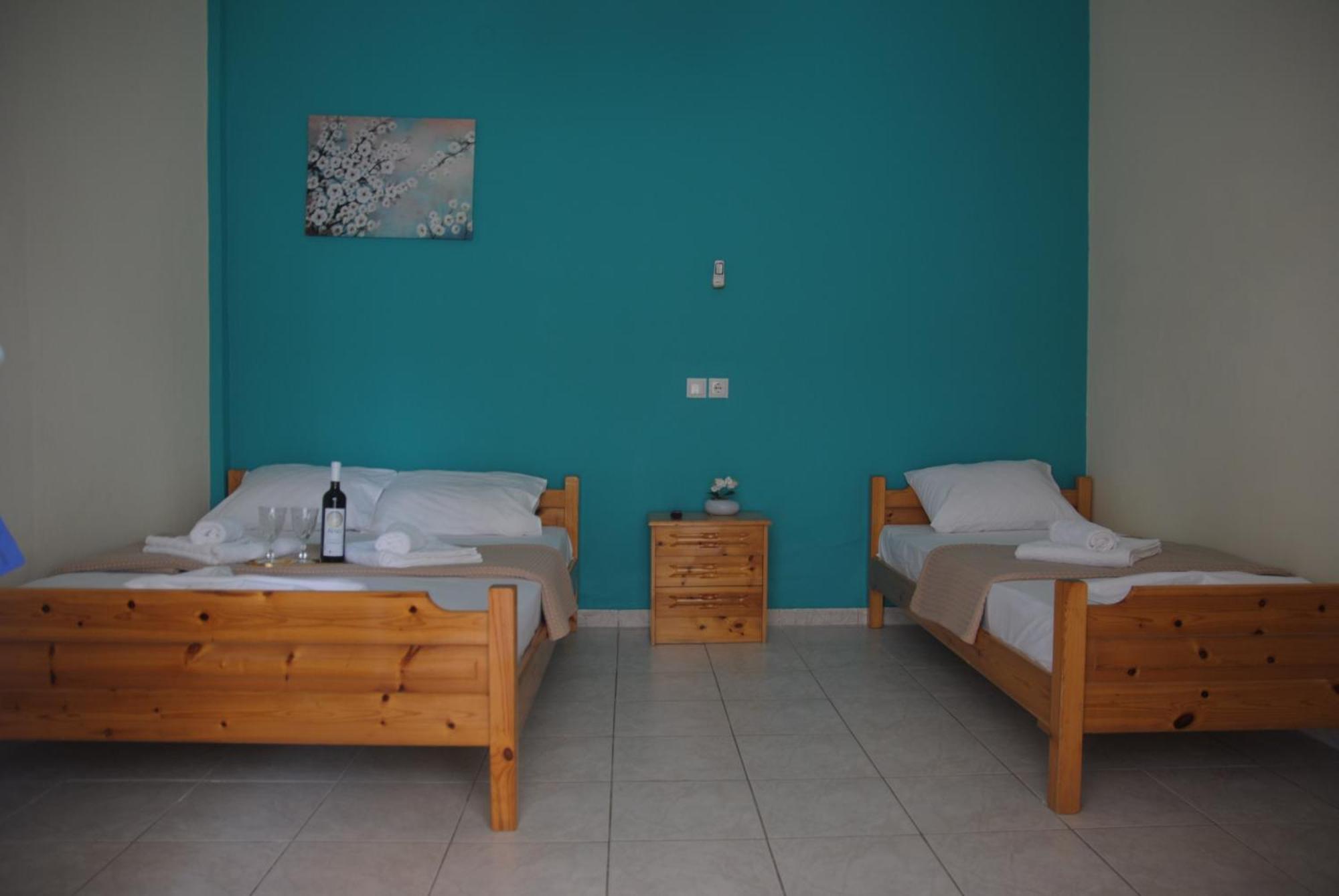 Light Blue Paralia Apartments Exterior photo